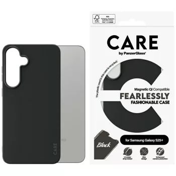   CARE by PanzerGlass Fashion QI Samsung Galaxy S25 Plus tok, fekete