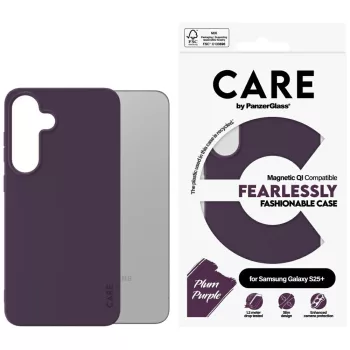   CARE by PanzerGlass Fashion QI Samsung Galaxy S25 Plus tok, lila