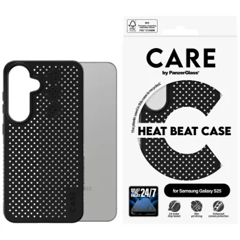   CARE by PanzerGlass Feature Samsung Galaxy S25 heat beat tok, fekete