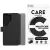CARE by PanzerGlass Feature Wallet Kickstand Samsung Galaxy S25 Ultra tok, fekete