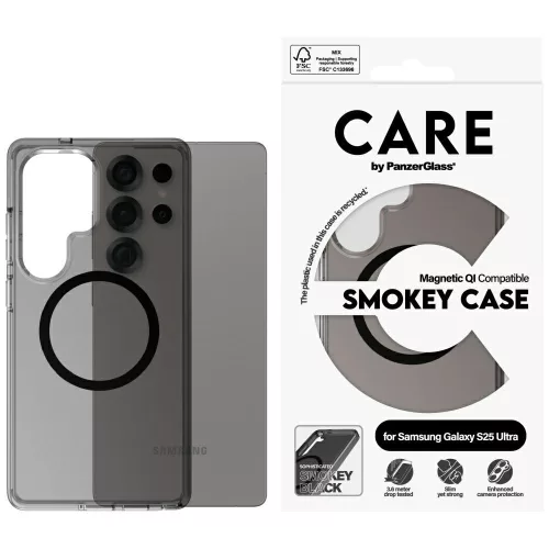 CARE by PanzerGlass Flagship Urban Combat QI Samsung Galaxy S25 Ultra tok, fekete