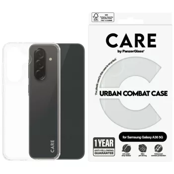   CARE by PanzerGlass Flagship Urban Combat Samsung Galaxy A36 5G tok, átlátszó