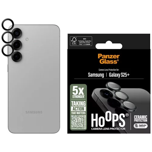 PanzerGlass Hoops Lens Protector Samsung Galaxy S25 Plus ceramic kameravédő üvegfólia