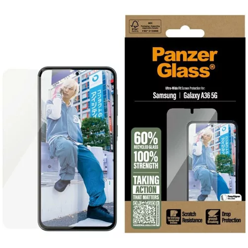 PanzerGlass Ultra-Wide Fit Samsung Galaxy A36 5G edzett üvegfólia