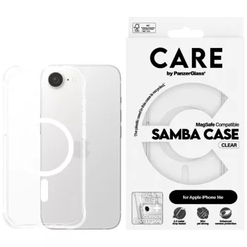   CARE by PanzerGlass Fashion MagSafe iPhone 16e tok, átlátszó