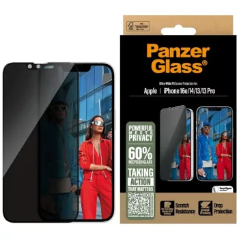   PanzerGlass Ultra-Wide Fit iPhone 16e/14/13/13 Pro edzett üvegfólia