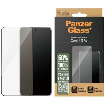   PanzerGlass Ultra-Wide Fit w. fekete kerettel Xiaomi 15 Pro edzett üvegfólia