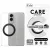 CARE by PanzerGlass Feature tok, fekete Kickstand & QI Case Samsung Galaxy S25 Edge tok, átlátszó