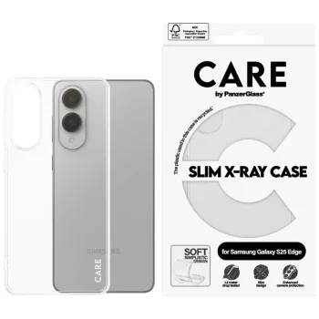   CARE by PanzerGlass Fashion X-Ray Case Samsung Galaxy S25 Edge tok, átlátszó