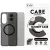 CARE by PanzerGlass Flagship Urban Combat tok, fekete QI Case Samsung Galaxy S25 Edge tok, átlátszó-matt