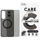 CARE by PanzerGlass Flagship Urban Combat tok, fekete QI Case Samsung Galaxy S25 Edge tok, átlátszó-matt