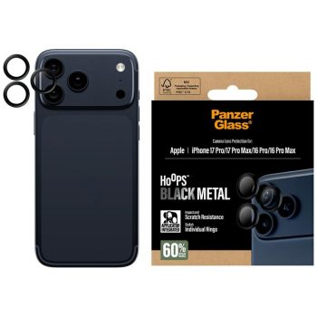   Tempered glass lens protector PanzerGlass Hoops iPhone 17 Pro / 17 Pro Max / 16 Pro / 16 Pro Max kameravédő