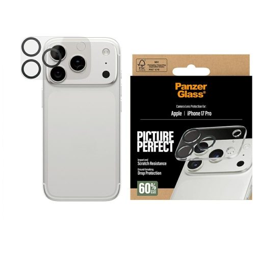 Tempered glass lens protector PanzerGlass Picture Perfect iPhone 17 Pro kameravédő