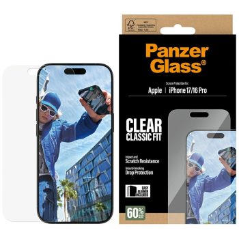   PanzerGlass Classic Fit EasyAligner Tempered Glass iPhone 17 / 16 Pro edzett üvegfólia