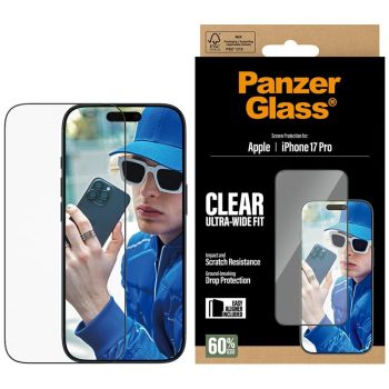   PanzerGlass Ultra-Wide Fit EasyAligner Tempered Glass iPhone 17 Pro edzett üvegfólia