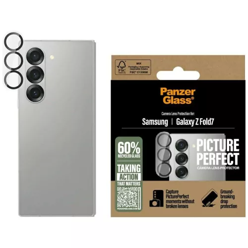 PanzerGlass Tempered glass camera lens PicturePerfect Samsung Galaxy Z Fold7 kameravédő