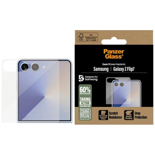 PanzerGlass Classic Fit Tempered Glass Samsung Galaxy Z Flip7 edzett üvegfólia
