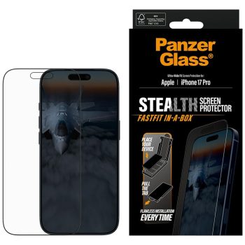   PanzerGlass Stealth Ultra-Wide Fit Fastfit Tempered Glass iPhone 17 Pro edzett üvegfólia