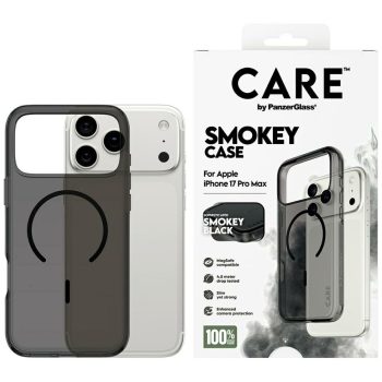   CARE by PanzerGlass Flagship Urban Explorer case tok, fekete MagSafe iPhone 17 Pro Max tok, fekete