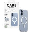 CARE by PanzerGlass Ftok, szürkeionable Samba w. tok, fehér MagSafe iPhone 17 tok, átlátszó