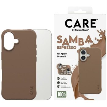   CARE by PanzerGlass Ftok, szürkeionable Samba MagSafe iPhone 17 tok, barna