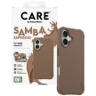 CARE by PanzerGlass Ftok, szürkeionable Samba MagSafe iPhone 17 tok, barna