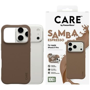   CARE by PanzerGlass Ftok, szürkeionable Samba MagSafe iPhone 17 Pro tok, barna