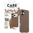CARE by PanzerGlass Ftok, szürkeionable Samba MagSafe iPhone 17 Pro tok, barna