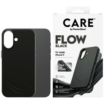   CARE by PanzerGlass Feature FLOW MagSafe case iPhone 17 tok, fekete