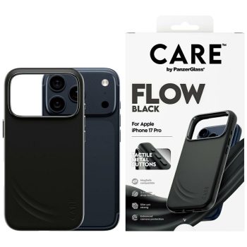   CARE by PanzerGlass Feature FLOW MagSafe case iPhone 17 Pro tok, fekete