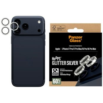   Tempered glass lens protector PanzerGlass Hoops Glitter iPhone 17 Pro / 17 Pro Max / 16 Pro kameravédő