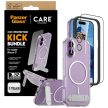 CARE by PanzerGlass Feature Kick 3in1 Case + Glass + Lens Protection Kit iPhone 17 tok, átlátszó