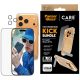 CARE by PanzerGlass Feature Kick 3in1 Case + Glass + Lens Protection Kit iPhone 17 Pro, átlátszó