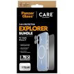 CARE by PanzerGlass Flagship Explorer 3in1 Case + Glass + Lens Protection Kit iPhone 17, átlátszó