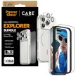 CARE by PanzerGlass Flagship Explorer 3in1 Case + Glass + Lens Protection Kit iPhone 17 Pro, átlátszó