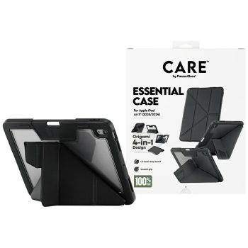   Care by PanzerGlass Y fold case iPad Air 11" 2025 (7th gen.) / iPad Air 11" 2024 (6th gen.) tok, fekete