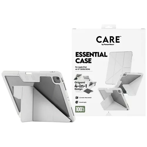 Care by PanzerGlass Y fold case iPad Air 13" 2024 / 2025 tok, szürke