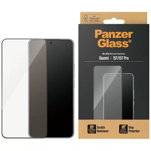 PanzerGlass Ultra-Wide Fit Xiaomi 15T / 15T Pro edzett üvegfólia