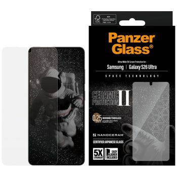   PanzerGlass Ultra-Wide Fit EasyAligner Samsung Galaxy S26 Ultra hibrid üvegfólia