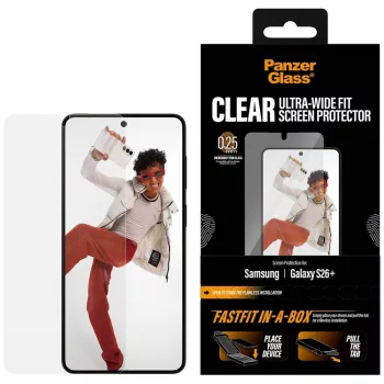   PanzerGlass Ultra-Wide Fit FastFit Samsung Galaxy S26+ edzett üvegfólia