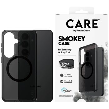   CARE by PanzerGlass Urban Explorer Smokey Qi Samsung Galaxy S26 tok, fekete