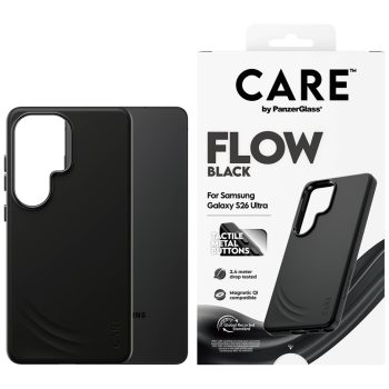   CARE by PanzerGlass Flow Qi Samsung Galaxy S26 Ultra tok, fekete