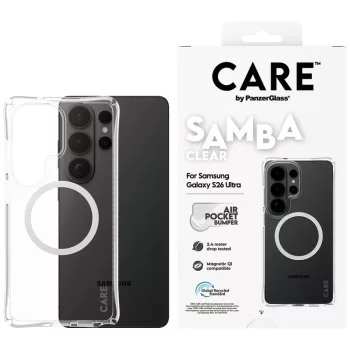   CARE by PanzerGlass Samba Qi Samsung Galaxy S26 Ultra tok, átlátszó