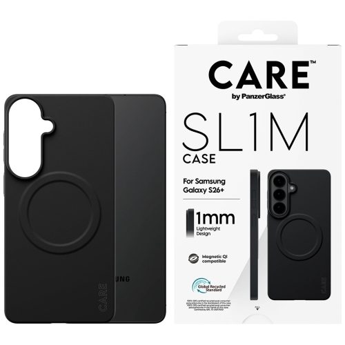 CARE by PanzerGlass SL1M Samsung Galaxy S26 Plus tok, fekete