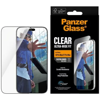   PanzerGlass Ultra-Wide Fit w. EasyAligner iPhone 18 Pro Max / 17 Pro Max (PG47173) üvegfólia