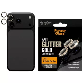   Ceramic Lens Protector PanzerGlass Hoops Glitter iPhone 18 Pro / 18 Pro Max kameravédő