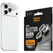 Ceramic Lens Protector PanzerGlass Hoops Glitter iPhone 18 Pro / 18 Pro Max kameravédő, ezüst