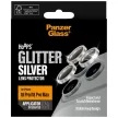 Ceramic Lens Protector PanzerGlass Hoops Glitter iPhone 18 Pro / 18 Pro Max kameravédő, ezüst