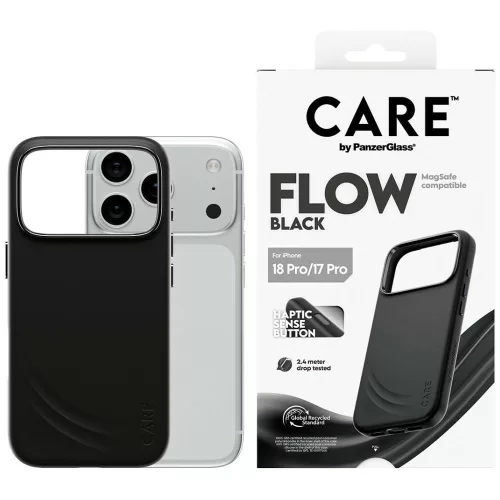 Care by PanzerGlass Feature Flow MagSafe iPhone 18 Pro / 17 Pro (CR63459) tok, fekete