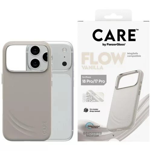 Care by PanzerGlass Feature Flow MagSafe Vanilla iPhone 18 Pro / 17 Pro (CR97394) tok, krém